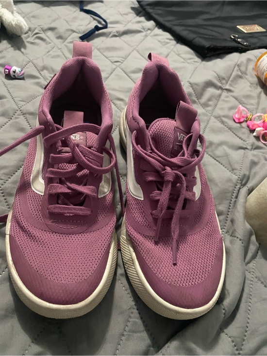Vans Shoes - Vans Women’s Mauve Mesh Lace-Up Sneakers with White Stripe